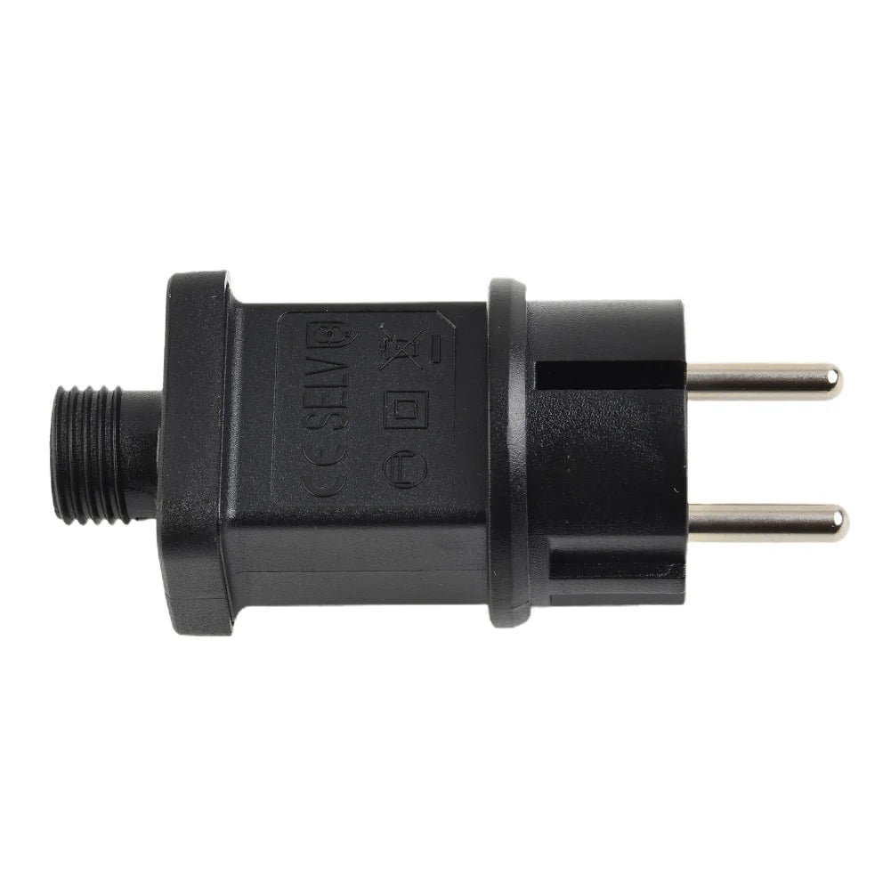 LED fairy light power adapter installed for safe and efficient LED light operation
