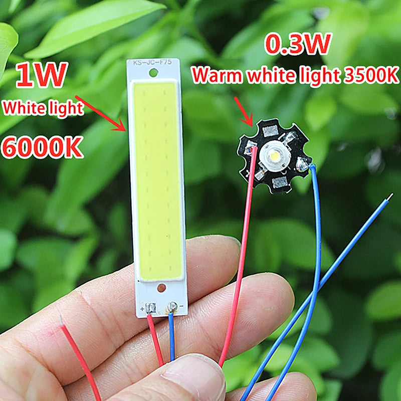 LED light board with control switch for DIY lighting projects