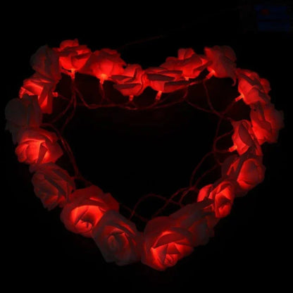 Set of 3m LED rose lights for wedding, Valentine's Day, girl room, garden, and Christmas decoration