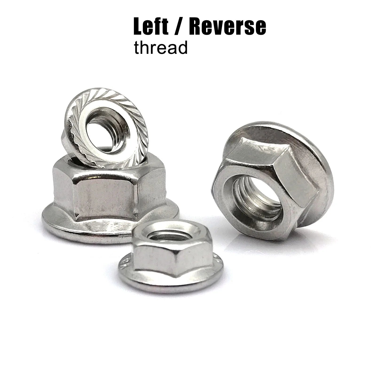 left_hand_thread_m4_m12_din6923_stainless_steel_flange_nut