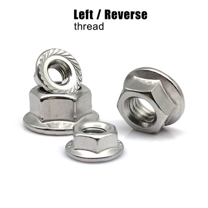 left_hand_thread_m4_m12_din6923_stainless_steel_flange_nut