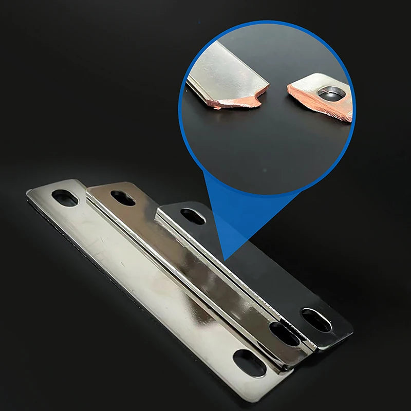 Copper nickel busbar connector for LiFePO4 battery