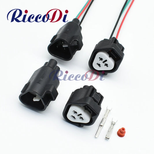 3-Pin automotive light socket motor connector 6189-0179 11016 showing full view for Toyota Camry, Corolla, Accord, Fit, Civic