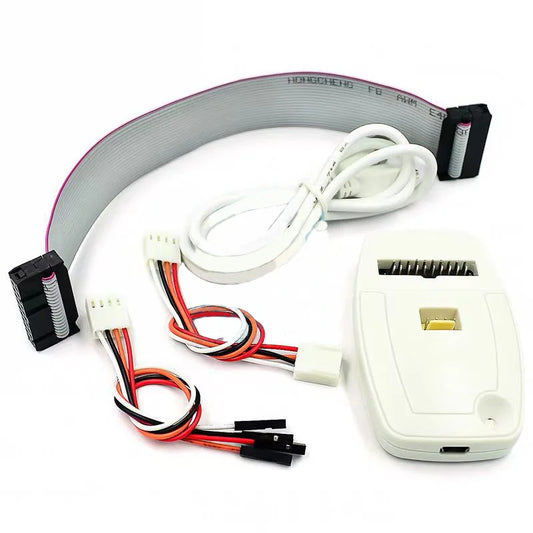 LINK V2 JTAG SWD programmer for M8 to M32 microcontrollers, suitable for MCU development, programming, and debugging