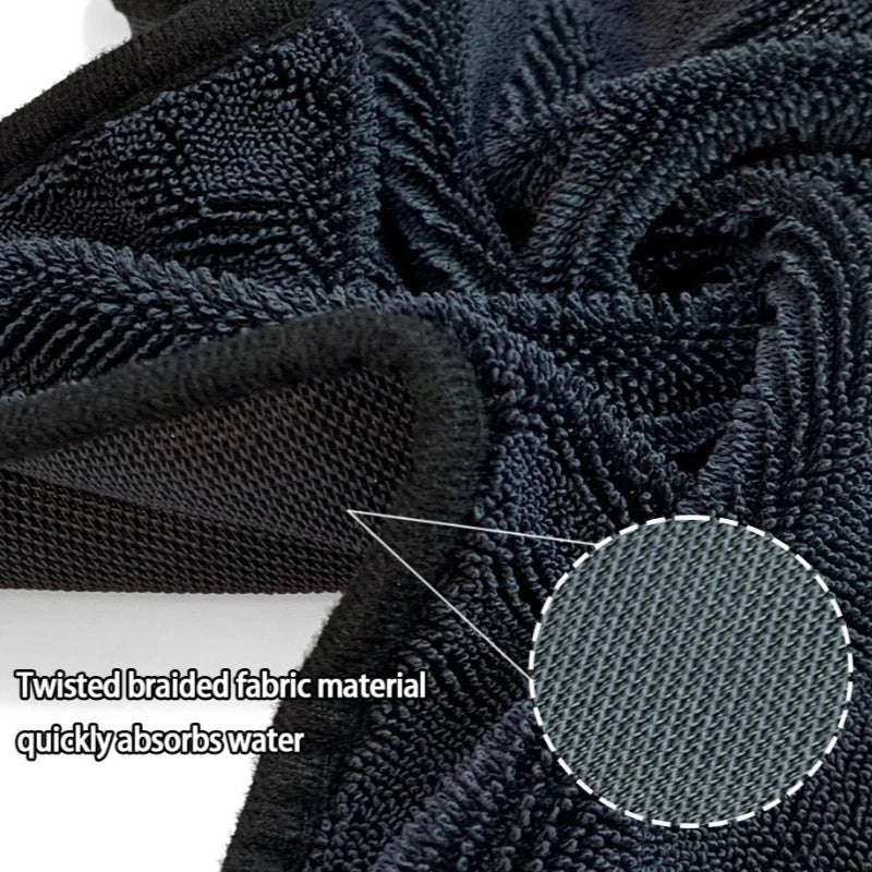 Lint free microfiber cleaning cloth for care use