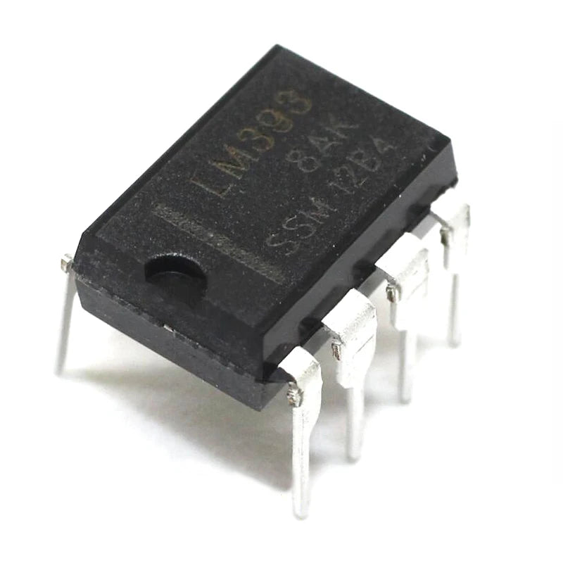 LM393P LM393N DIP-8 dual comparator IC chipset for electronic circuits, microcontrollers, and DIY projects