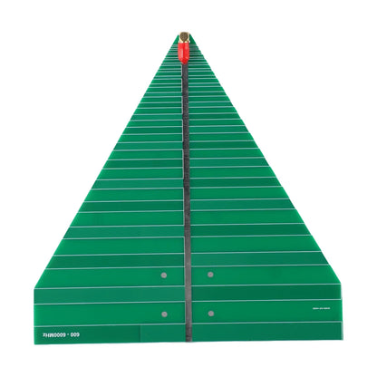 Log periodic UWB WiFi antenna 600–6000MHz, ultra wideband PCB 50W 6–7dB printed circuit board