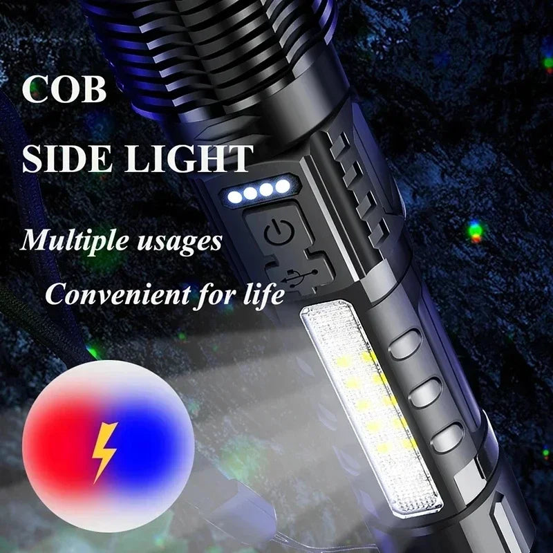 Long range LED tactical lamp