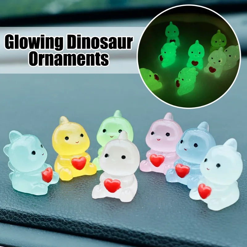 Luminous dinosaur car decoration ornament