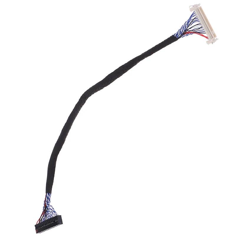 LVDS cable application for LCD display panel screen controller wiring