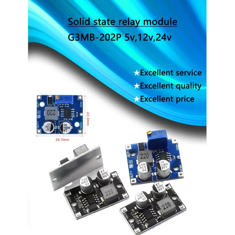 LX8015 DC-DC adjustable step-down power module, 5-80V input, XL7015 upgraded converter, suitable for DIY electronics and voltage regulation projects