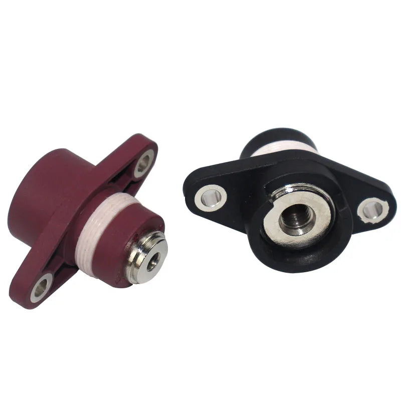 M8 threaded hole battery terminal showing copper nickel plated construction