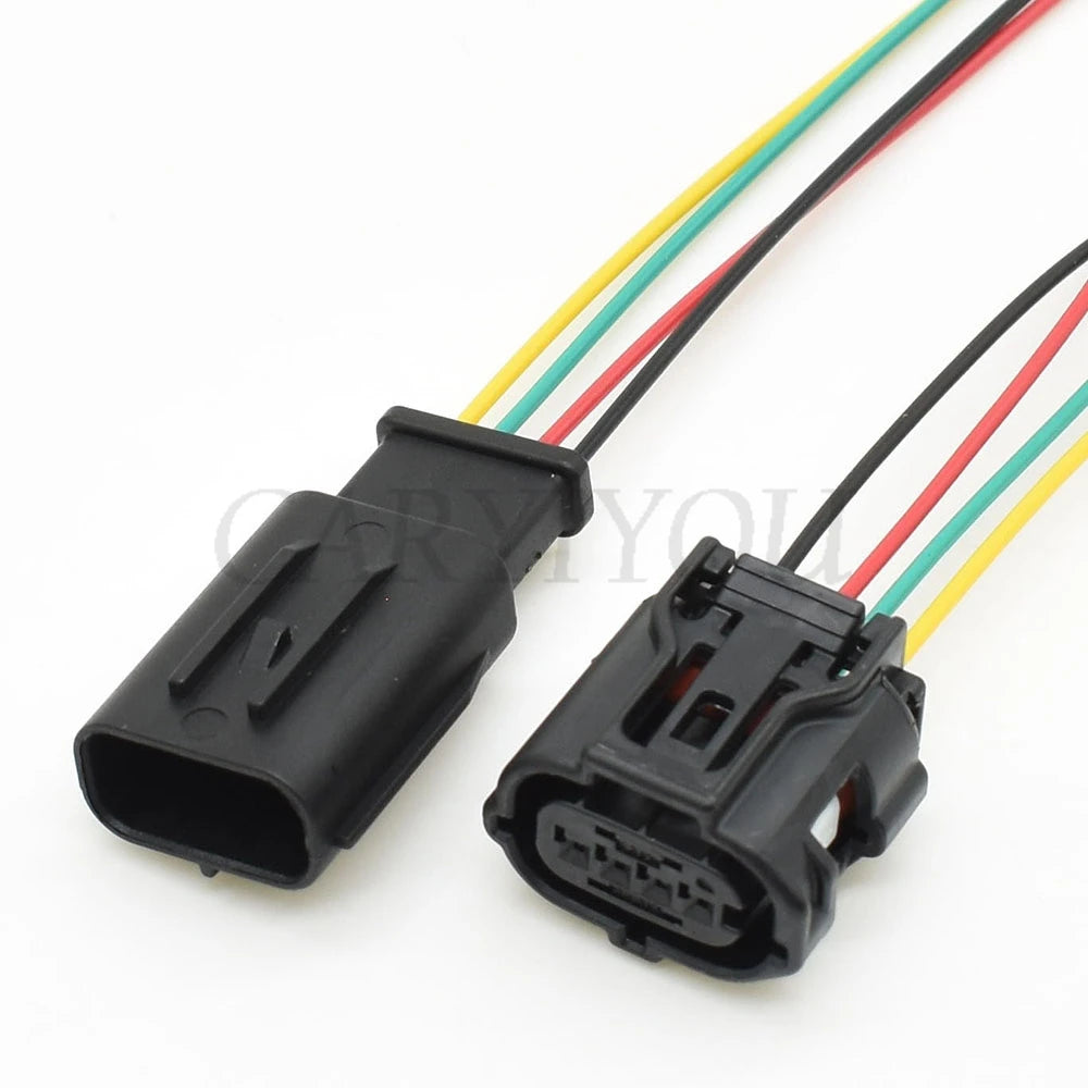 Installed view of 4 Pin TS Series Female Male Auto Waterproof Connector for MAF Sensor Air Flow Meter Plug 6189-7401 For Toyota