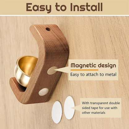 Magnetic jingle bell doorbell for home entrance decoration