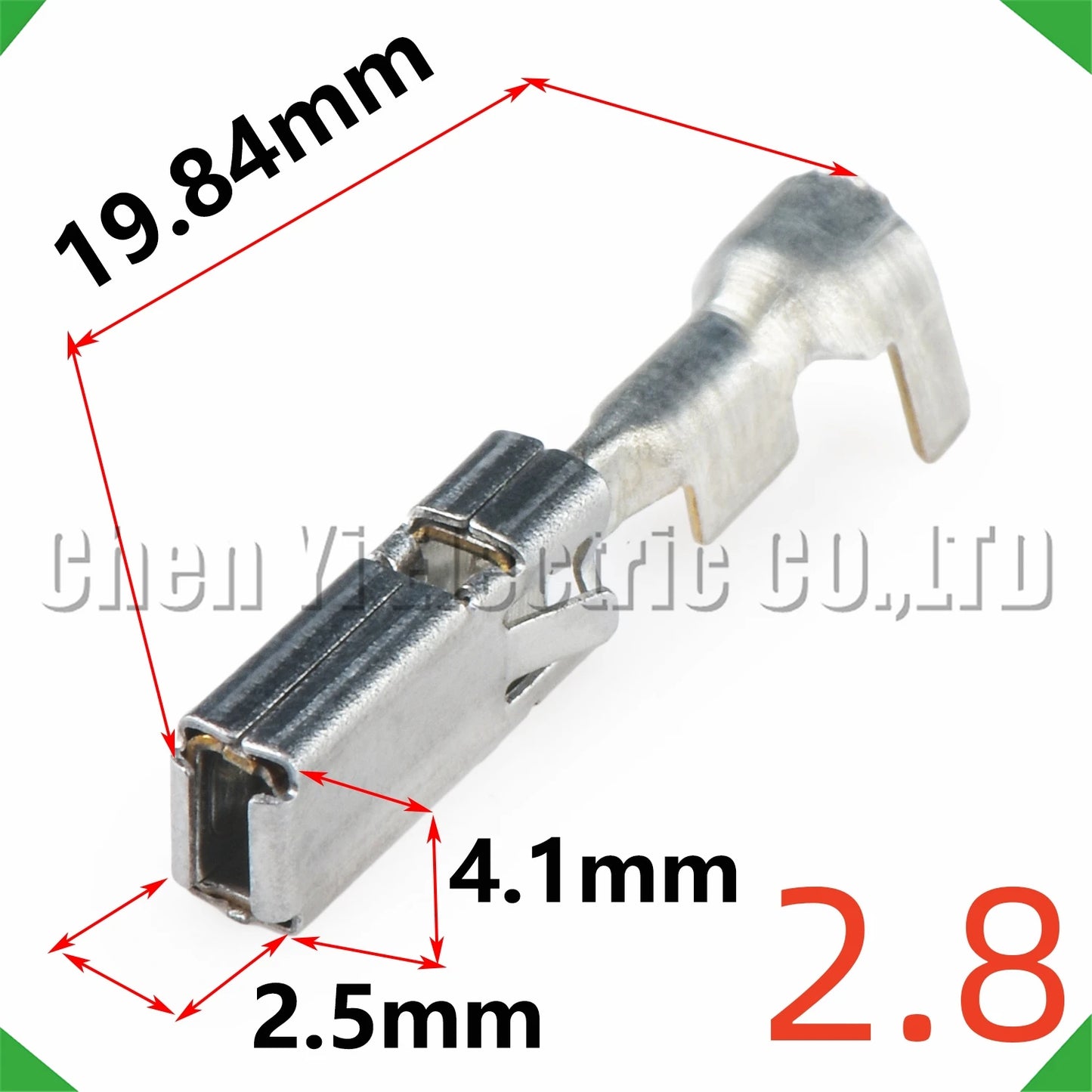 2.8mm male female terminal pins for automotive connectors