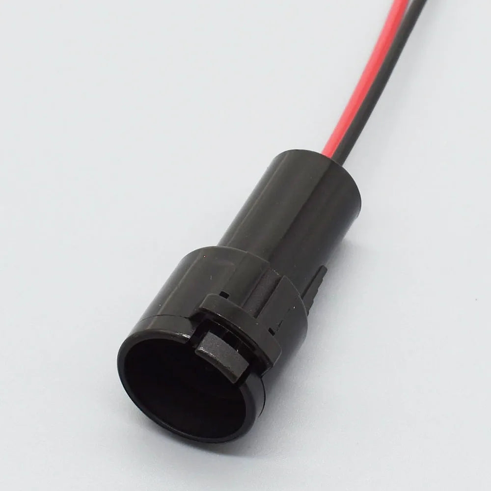 reliable 2 pin 6.3mm male female automotive connector plug socket with waterproof protection for car wiring harness