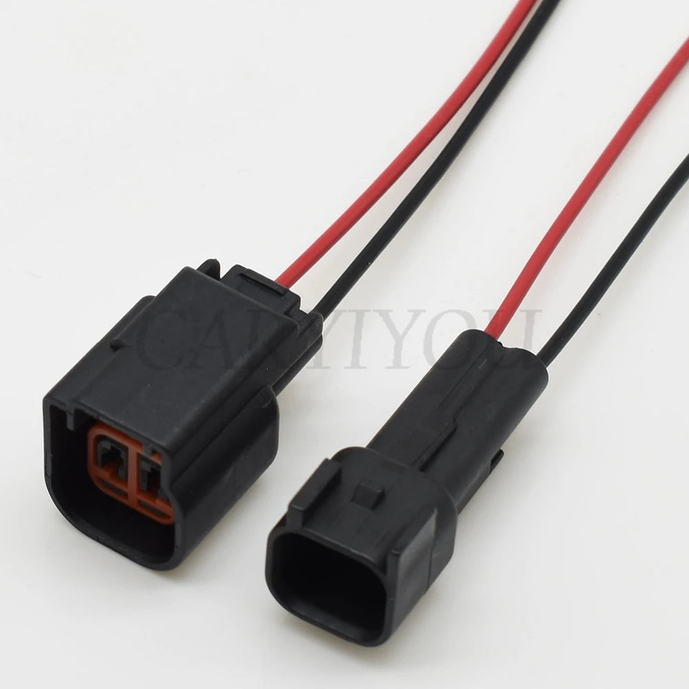 Male and female automotive waterproof wiring plug connection example