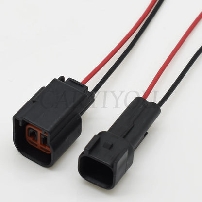 Male and female automotive waterproof wiring plug connection example