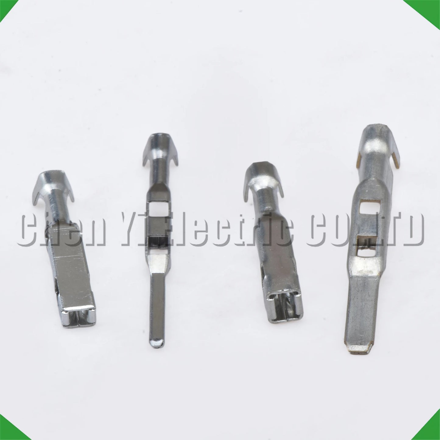 Male and female crimp pins for secure connections