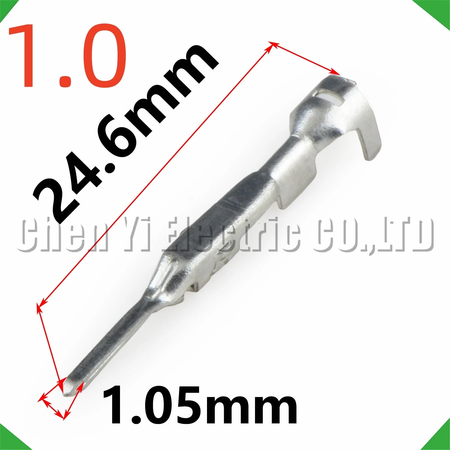 male female automotive crimp terminal pins