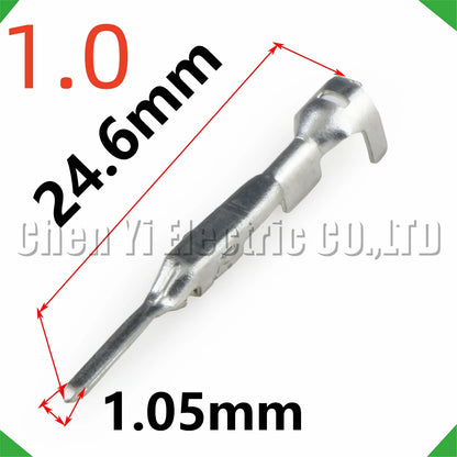 male female automotive crimp terminal pins