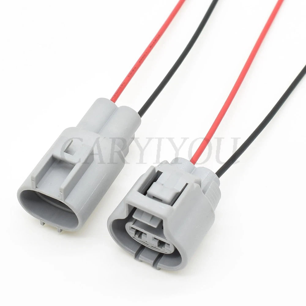 male and female electronic fan connector plug with durable waterproof housing for reliable engine cooling