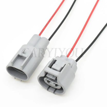male and female electronic fan connector plug with durable waterproof housing for reliable engine cooling