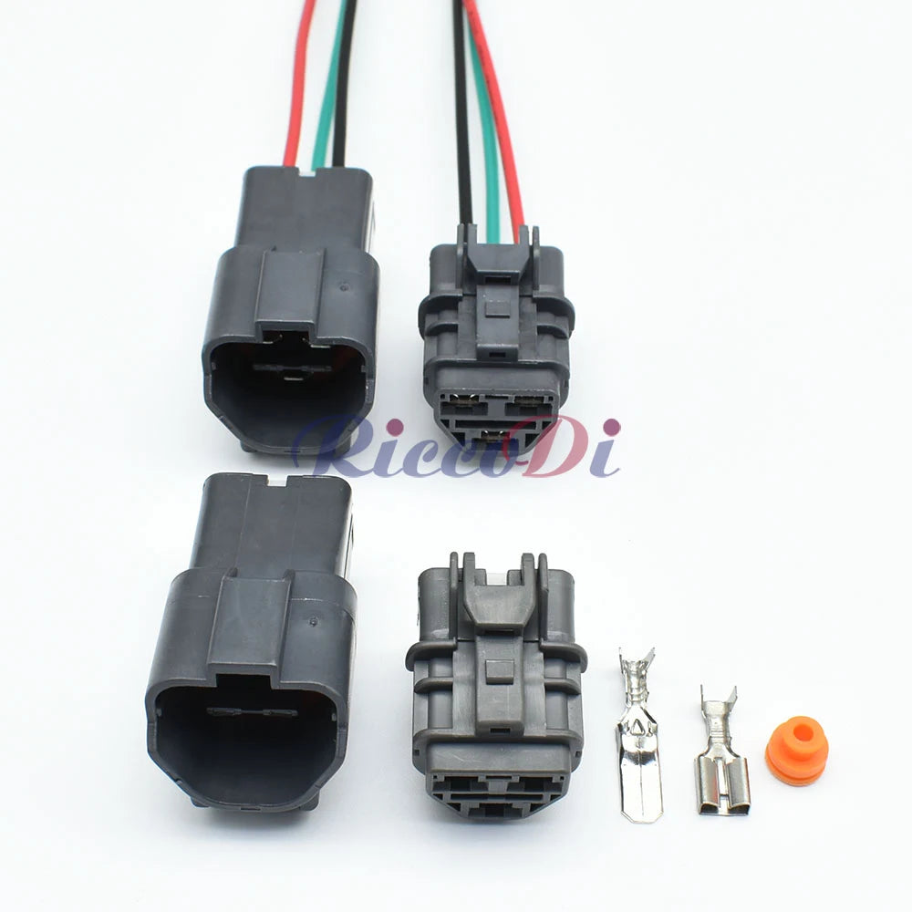 Male and female waterproof automotive connector 7123-6234-40 7222-6234-40 housing structure