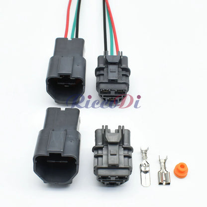 Male and female waterproof automotive connector 7123-6234-40 7222-6234-40 housing structure