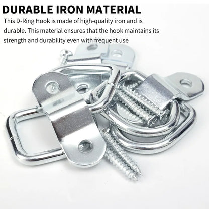 Tie down clip for marine, trailer and truck applications