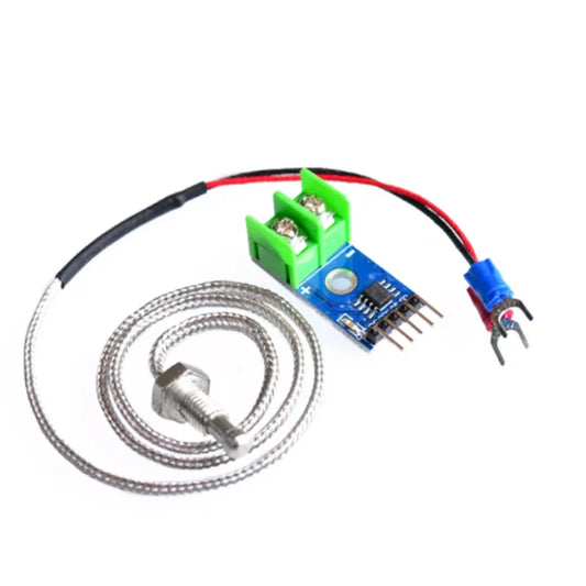 MAX6675 K-type thermocouple temperature sensor module for 0-800°C measurement compatible with Arduino and digital thermometers