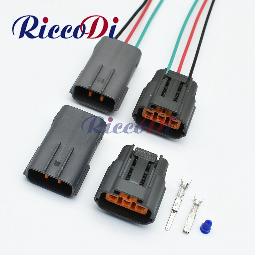 3-Pin DL 090 waterproof sensor connector 6195-0009 6195-0012 showing full view for Mazda RX8 ignition coil socket