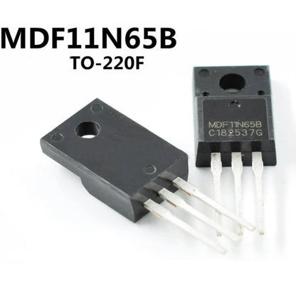 MDF11N65B TO-220F N-Channel MOSFET, 11N65 series, suitable for high-power electronics circuits and DIY projects