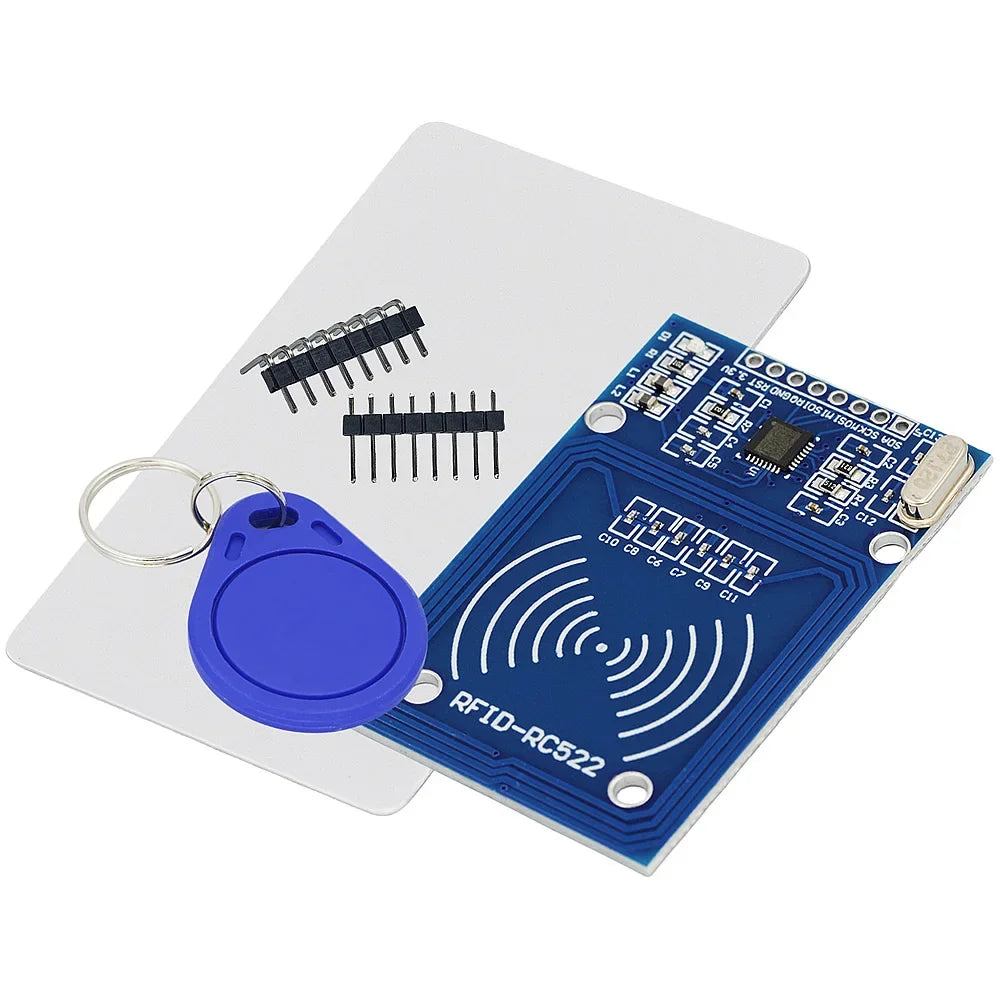 MFRC-522 RFID RC522 wireless module with SPI interface, IC card reader and writer for Arduino proximity and access control projects