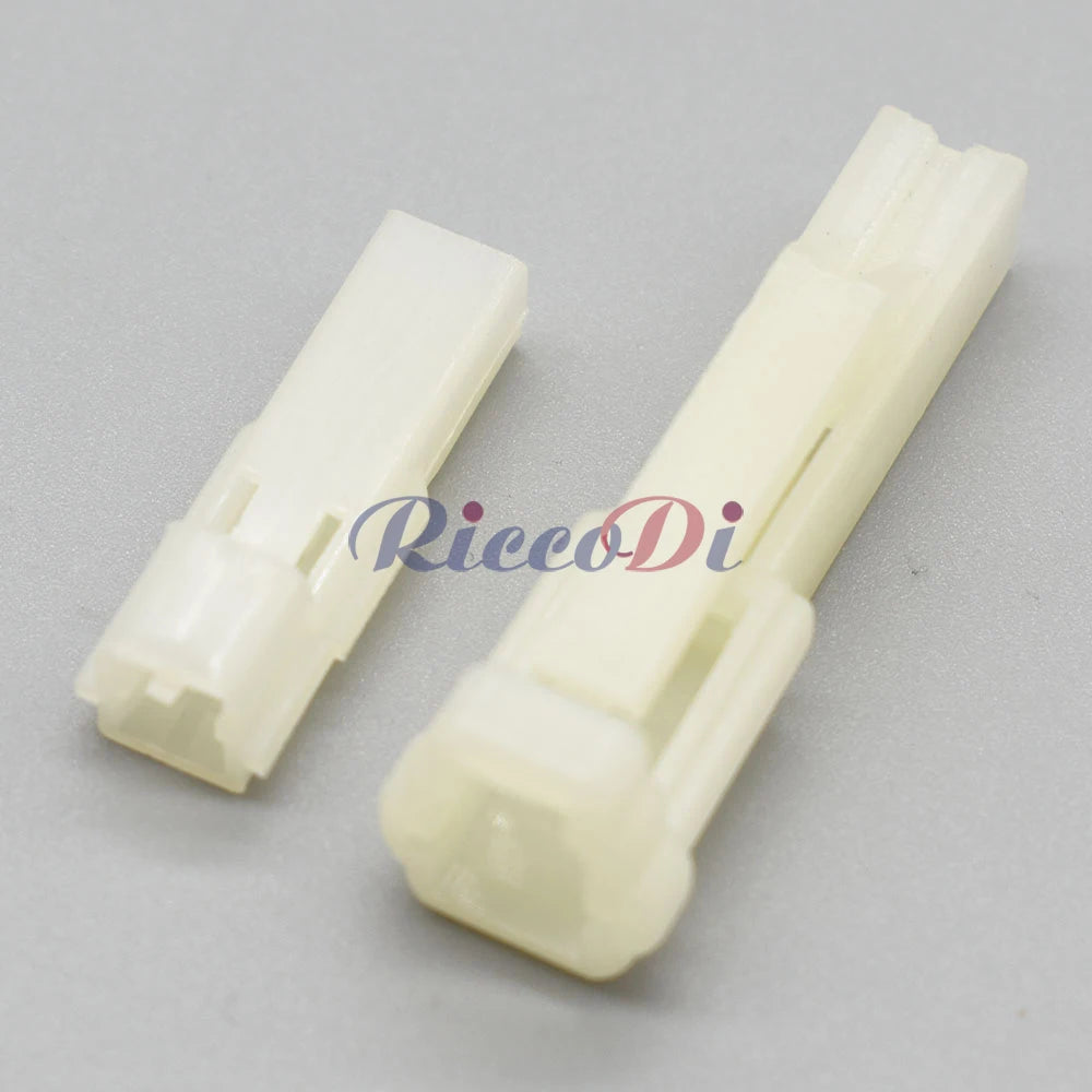 Close-up of 1 pin plastic connector showing terminal interface for secure automotive wiring harness installation