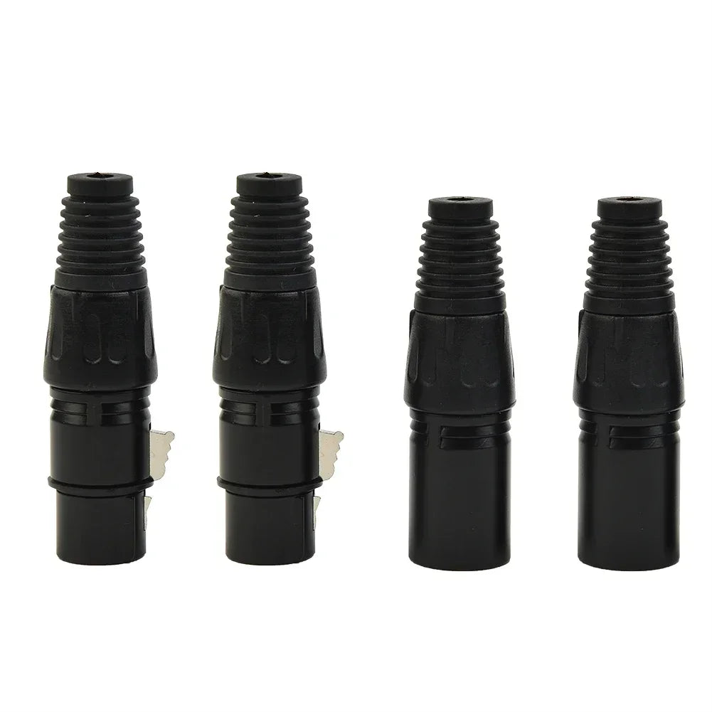 XLR DMX microphone cable connector used for audio transmission, MIC snake plug for male and female connections