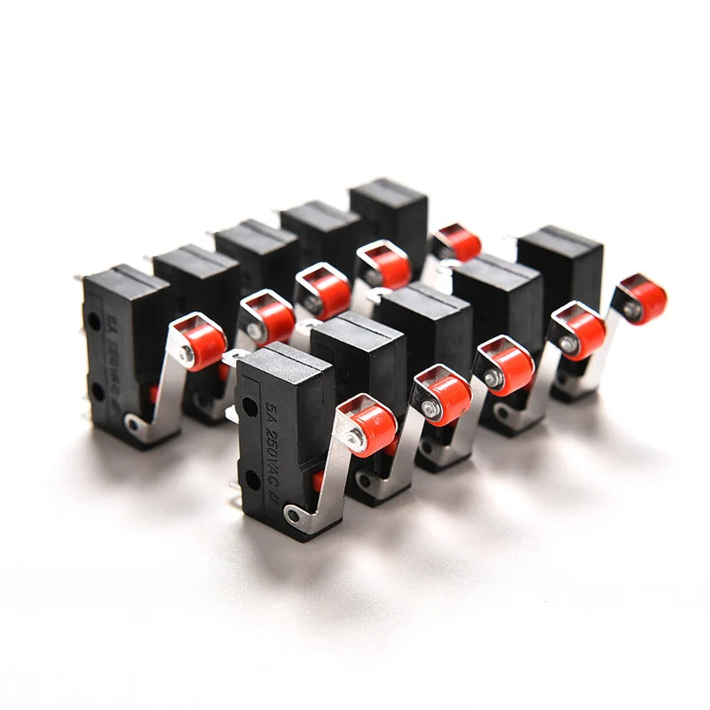 Micro roller lever limit switch KW12-3 PCB microswitch
