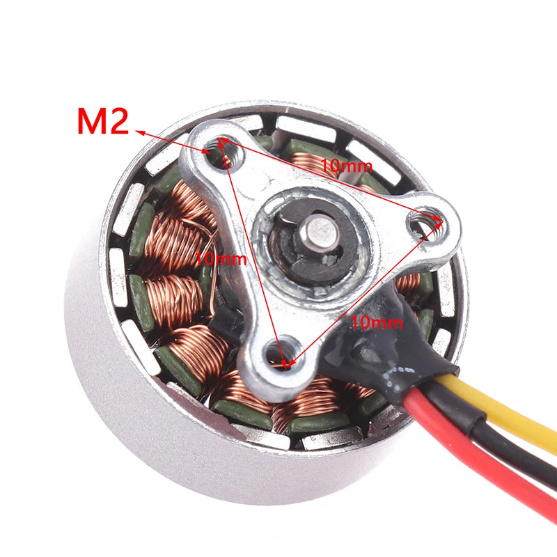 FPV Drone 18MM 2750KV Brushless Motor 2S 3S 2MM Shaft RC Keszoox fpv-drone-18mm-2750kv-brushless-motor-2s-3s-2mm-shaft-rc-keszoox