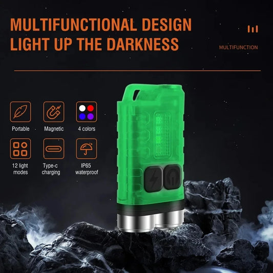 Portable mini keychain pocket LED torch