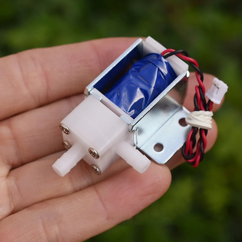 1pc mini electric solenoid valve, air and water flow control, DC 12V 18V 24V, normally open, suitable for DIY garden watering sweeper Atomi