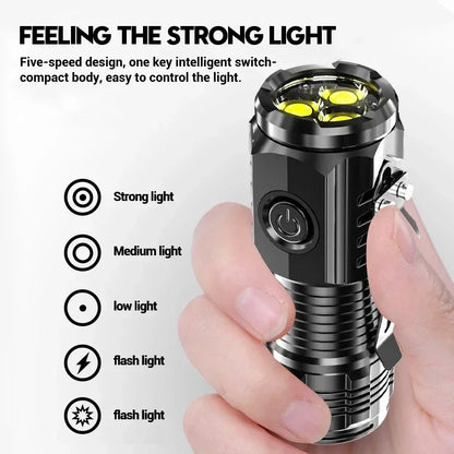 Portable waterproof LED mini torch
