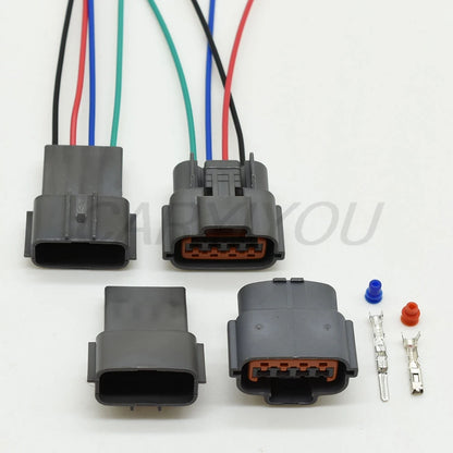 Waterproof housing detail of 4 Pin Mitsubishi Pump Alternator Oxygen Sensor Connector 6098-0144