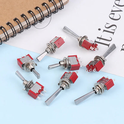 Self resetting momentary toggle switch wiring connection