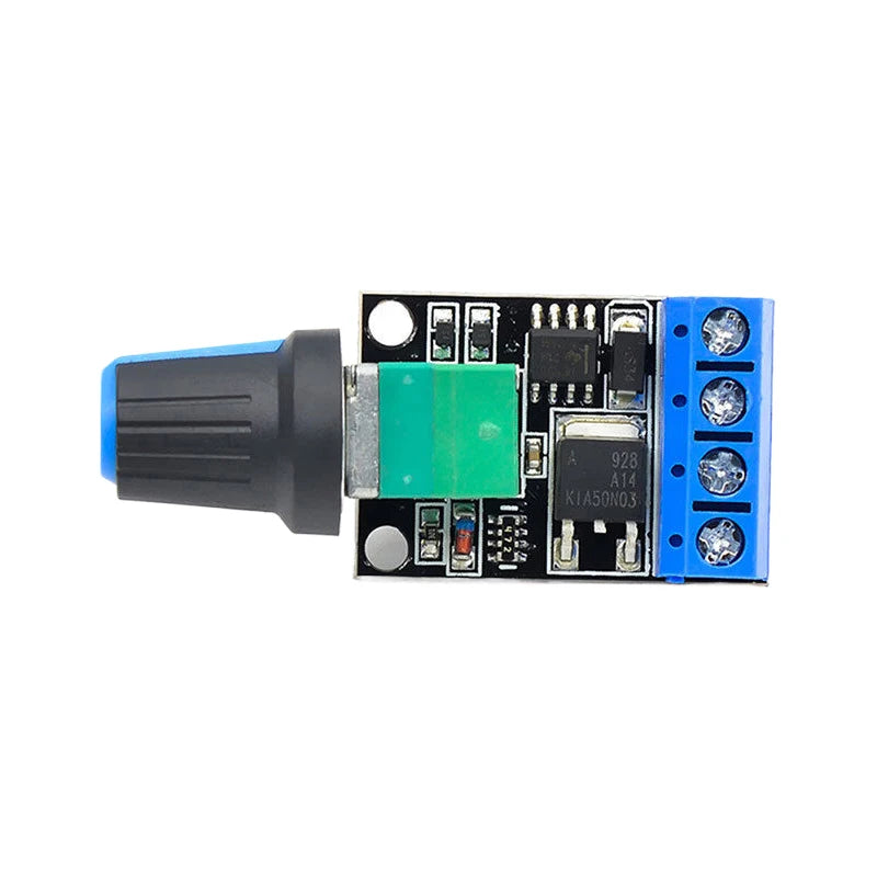 DC motor speed controller module wiring connection diagram
