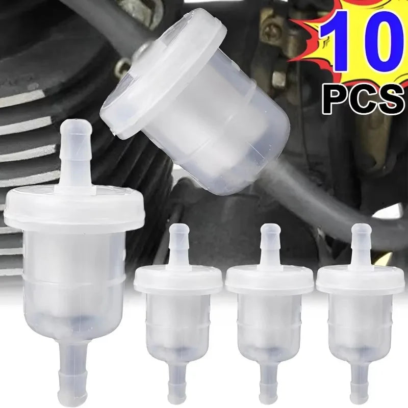 Gasoline fuel filter for scooter and dirt bike