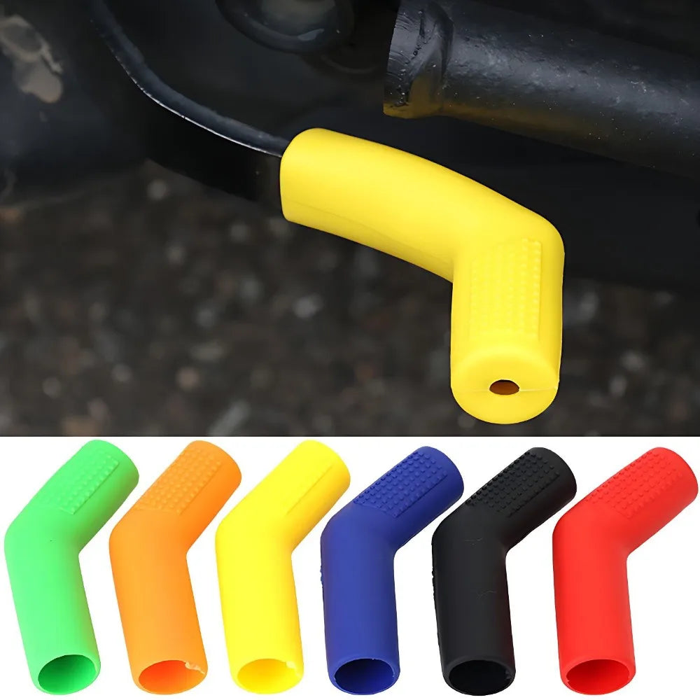 Universal motorcycle gear shift lever rubber cover for anti-scuff protection