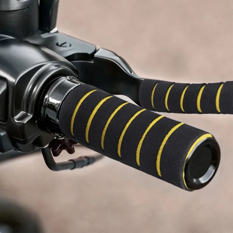 Comfort sponge foam handlebar cover for dirt bike and motorcycle grip protection