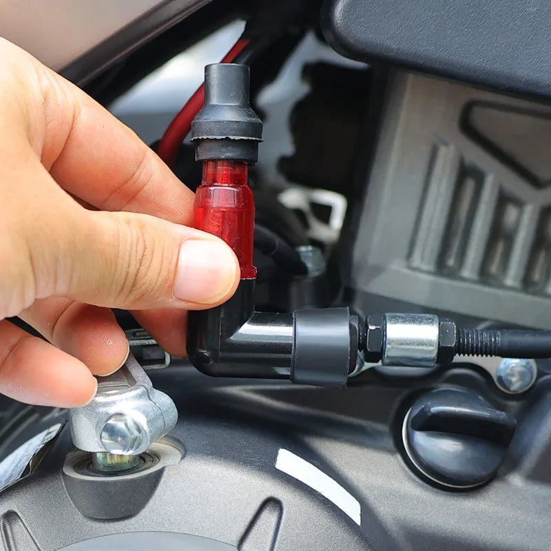 Universal spark plug cap for motorcycle modification accessories