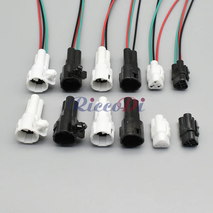 Waterproof sealed structure of MT 2.2mm 3-Pin white connector 6180-3241 6187-3271 for secure electrical connection