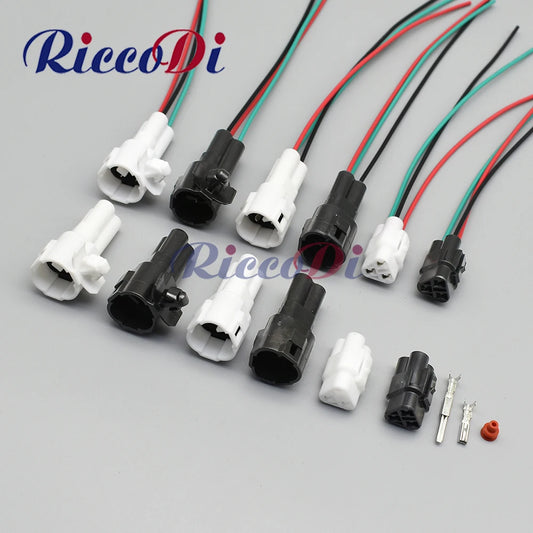 MT 2.2mm sealed 3-Pin male female white connector 6180-3241 6187-3271 for automotive and motorcycle wiring
